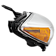 Passenger Side Headlight, without Bulb, Halogen, Standard Type, 4 Cyl., 1.5L Engine, CAPA Certified