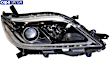 Passenger Side Headlight, with Bulb, Halogen, Limited/XLE Models, with LED DRL, CAPA CERTIFIED