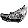 Driver Side Headlight, with Bulb, Halogen, Clear Lens, 4 Cyl., 1.8L Engine