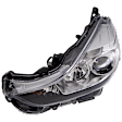 Driver Side Headlight, with Bulb, Halogen, Clear Lens, 4 Cyl., 1.8L Engine