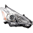 Passenger Side Headlight, without Bulb, Halogen, Clear Lens