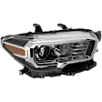 Passenger Side Headlight, with Bulb(s), Halogen, For Models with LED Daytime Running Light