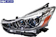 Driver Side Headlight, without Bulb, Halogen, Clear Lens, CAPA Certified