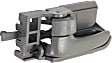 Front or Rear, Driver Side Interior Door Handle, Gray, with Door Lock Button, Sedan