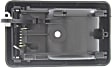 Front or Rear, Passenger Side Interior Door Handle, Primed, Without Door Lock Hole