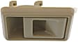 Front, Passenger Side Beige Interior Door Handle