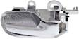 Front or Rear, Passenger Side Interior Door Handle, Chrome, Without Door Lock Hole, Base Model