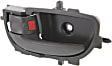 2009 Toyota Yaris - Front Or Rear, Driver Side Gray Interior Door Handle, With Door Lock Button, Sedan