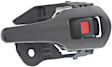 2010 Toyota Matrix - Front Or Rear, Passenger Side Black Interior Door Handle,
