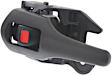 Front Or Rear, Driver Side Black Interior Door Handle, With Door Lock Button