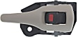 Front Or Rear, Passenger Side Beige Interior Door Handle