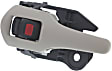 Front Or Rear, Driver Side Beige Interior Door Handle, With Door Lock Button