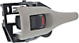Front Or Rear, Driver Side Beige Interior Door Handle, With Door Lock Button