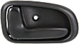 Front, Driver Side Gray Interior Door Handle