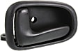 Front, Driver Side Gray Interior Door Handle