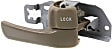 Front Or Rear, Passenger Side Beige Interior Door Handle