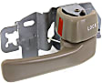 Front Or Rear, Passenger Side Beige Interior Door Handle
