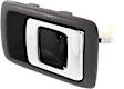 2001-2004 Toyota Tacoma - Front or Rear, Passenger Side Interior Door Handle, Gray Bezel with Chrome Lever, Without Door Lock Hole
