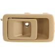 1996-2002 Toyota 4Runner - Front or Rear, Driver Side Interior Door Handle, Beige, Without Door Lock Hole