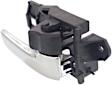 Front or Rear, Passenger Side Interior Door Handle, Chrome Lever, With Door Lock Button