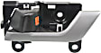 Front Or Rear, Driver Side Silver lever Interior Door Handle