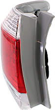 Driver Side Tail Light, with Bulb, Halogen, USA Built Vehicle, Except Hybrid Models
