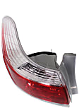 Driver Side Tail Light, with Bulb, Halogen, USA Built Vehicle, Except Hybrid Models
