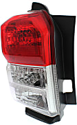 2011 Toyota 4Runner - Driver Side Halogen Tail Light, With bulb(s), For Models Without Trail Package, OE Replacement