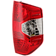 2014-2021 Toyota Tundra - Passenger Side Tail Light, with Bulb, Halogen, Clear and Red Lens, CAPA CERTIFIED