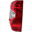 Driver Side Tail Light, with Bulb, Halogen, Clear and Red Lens, CAPA CERTIFIED