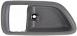 Front or Rear, Passenger Side, Interior, Door Handle Trim, Plastic, Gray