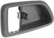 Front or Rear, Passenger Side, Interior, Door Handle Trim, Plastic, Gray