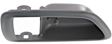 Front or Rear, Passenger Side, Interior, Door Handle Trim, Plastic, Gray