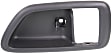 Front or Rear, Driver Side, Interior, Door Handle Trim, Plastic, Gray