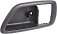 Front or Rear, Driver Side, Interior, Door Handle Trim, Plastic, Gray