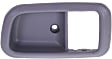 Front, Driver Side, Interior, Door Handle Trim, Plastic, Blue