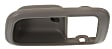 Front, Driver Side, Interior, Door Handle Trim, Plastic, Gray