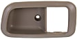 Front, Driver Side, Interior, Door Handle Trim, Plastic, Beige