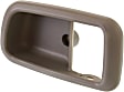 Front, Driver Side, Interior, Door Handle Trim, Plastic, Beige