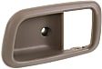 Front, Driver Side, Interior, Door Handle Trim, Plastic, Beige