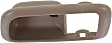 Front, Driver Side, Interior, Door Handle Trim, Plastic, Beige