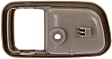 Front, Driver Side, Interior, Door Handle Trim, Plastic, Beige