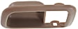 Front, Driver Side, Interior, Door Handle Trim, Plastic, Brown