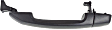 Front, Passenger Side Textured Black Exterior Door Handle, Without Key Hole