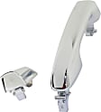 2010 Lexus GX460 - Front, Passenger Side Chrome Exterior Door Handle, Without Key Hole
