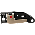 2003 Toyota Solara SLE - Front, Driver Side Beige Interior Door Handle, With door lock button, 2-Door, Convertible