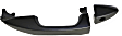 2019 Toyota Corolla - Front, Driver Side Smooth Black Exterior Door Handle, With Key Hole, For Models Without Smart Entry System