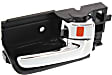 2003-2008 Toyota Corolla - Front or Rear, Passenger Side Interior Door Handle, Chrome, with Door Lock Button, Sedan