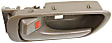 Front Or Rear, Driver Side Beige Interior Door Handle, Without Door Lock Hole, Sedan