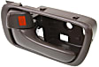 Front Or Rear, Driver Side Brown Interior Door Handle, Sedan